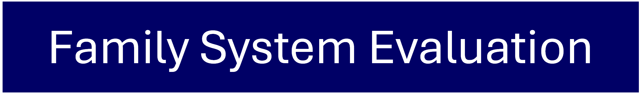Family System Evaluation